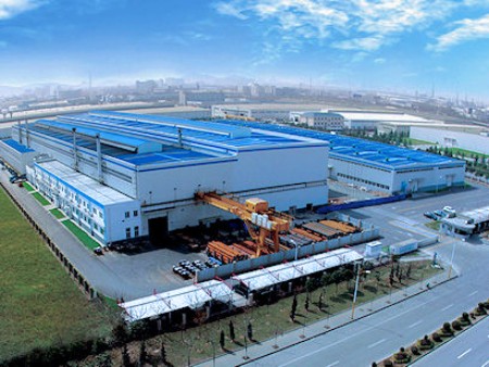 无人机拍摄的 thyssenkrupp rothe erde (Xuzhou) Ring Mill Co. Ltd.