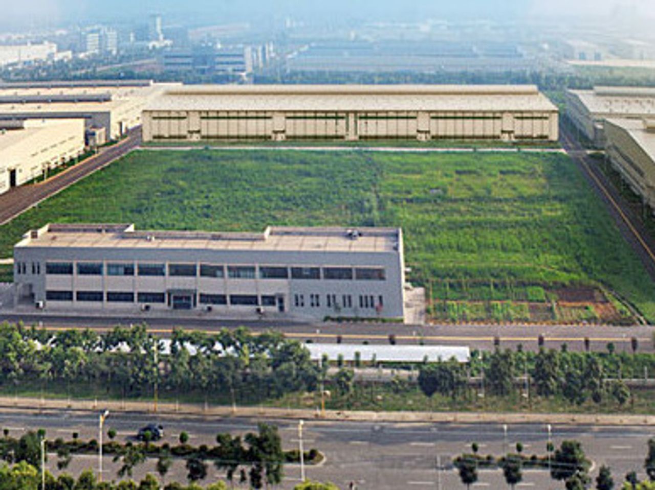 蒂森克虏伯中国工厂的照片