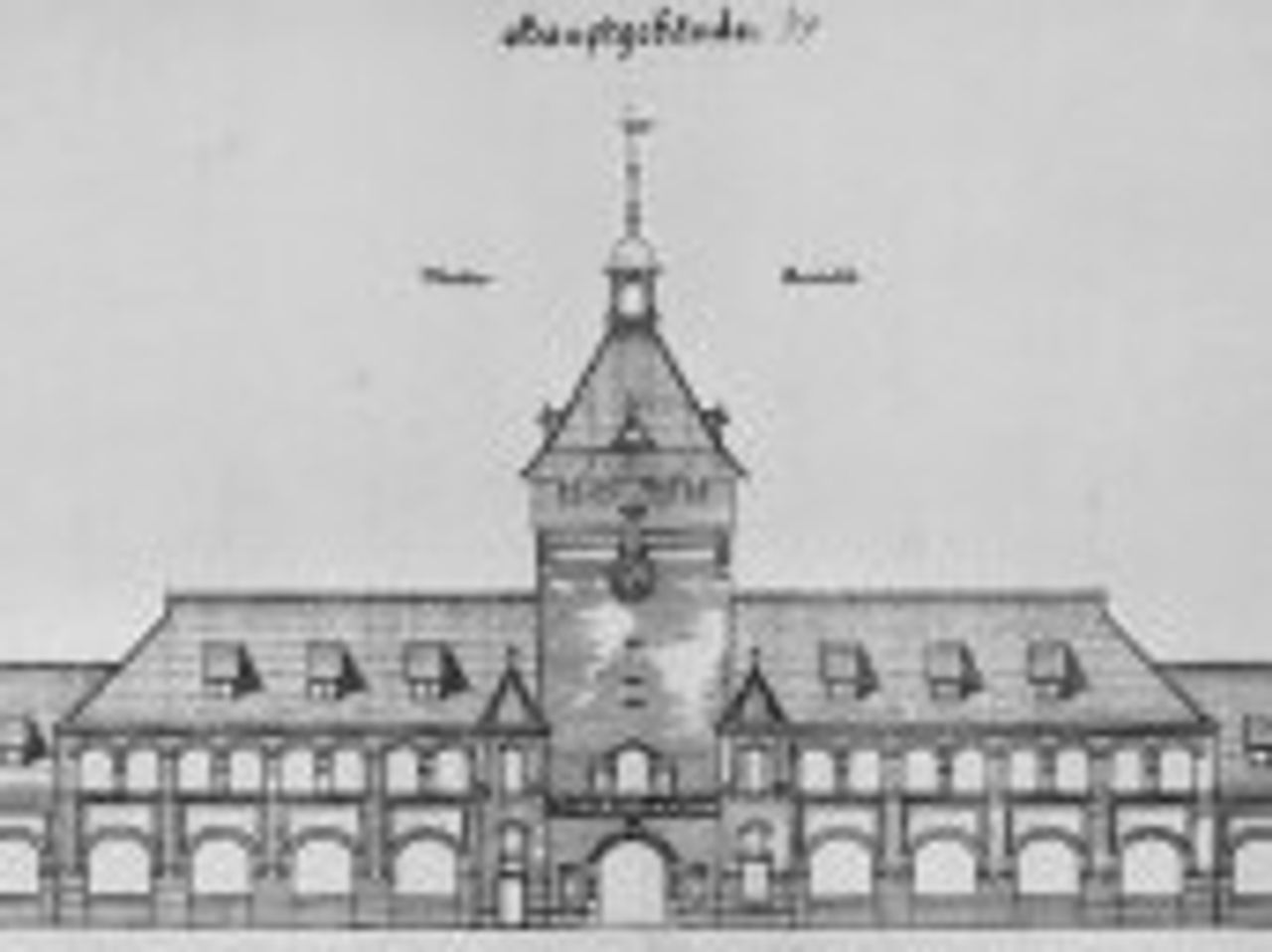 利普施塔特工厂的黑白照片 