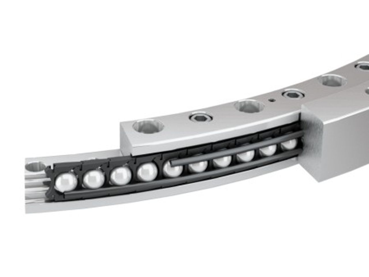 Single-row wire race ball bearings
